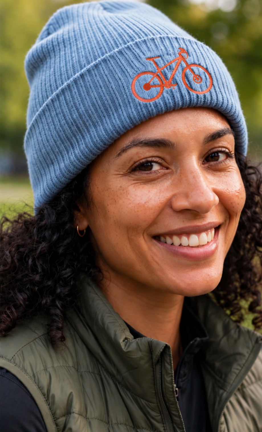 Mountain Bike Organic Beanie
