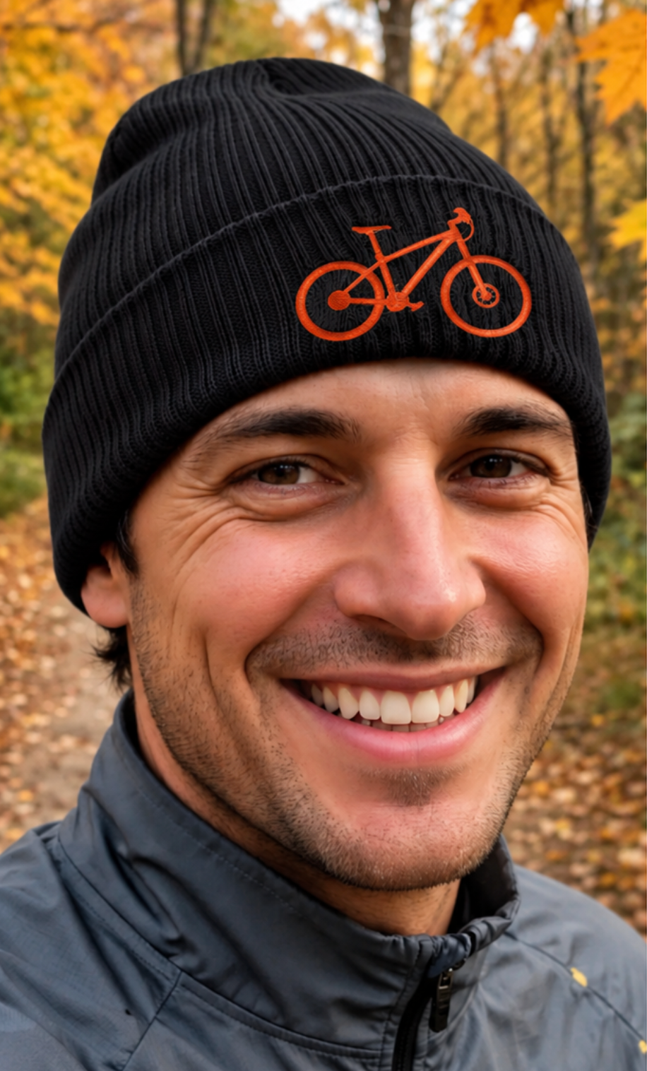 Mountain Bike Organic Beanie