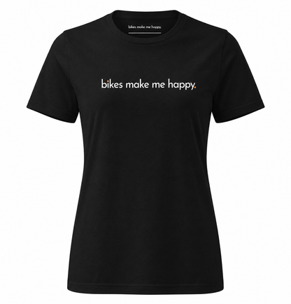 Women's Bikes Make Me Happy Classic T-Shirt