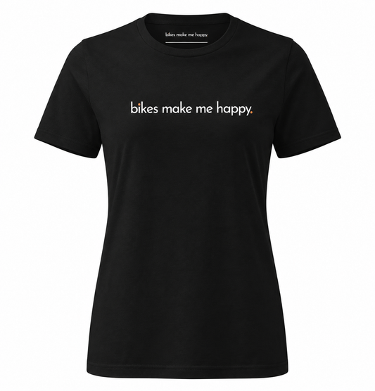 Women's Bikes Make Me Happy Classic T-Shirt